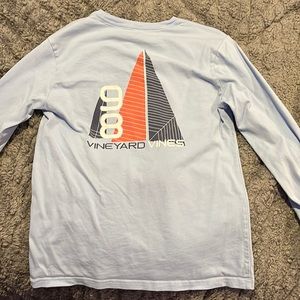 Light blue vineyard vines sailing long sleeve